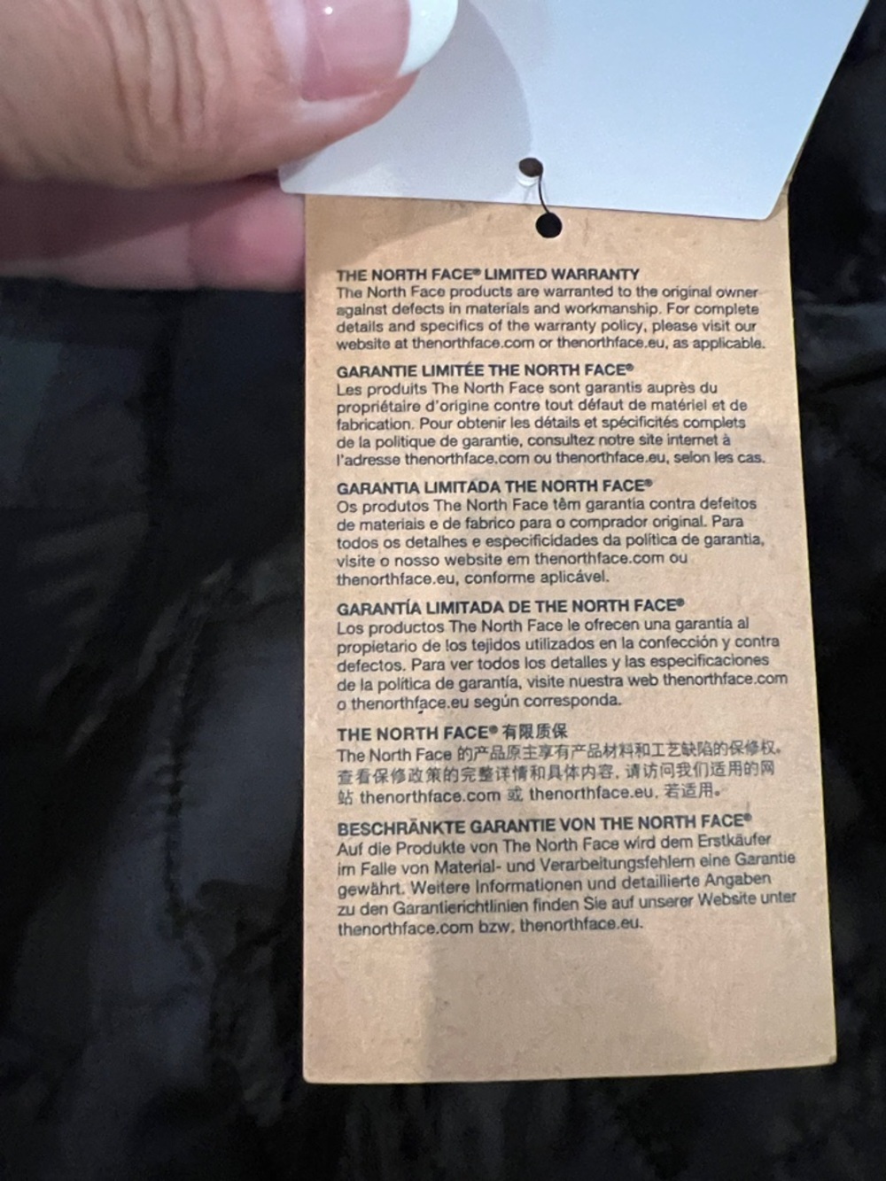 The North Face Women's Black Thermal Insulation Puffer Jacket Large - Picture 8 of 10